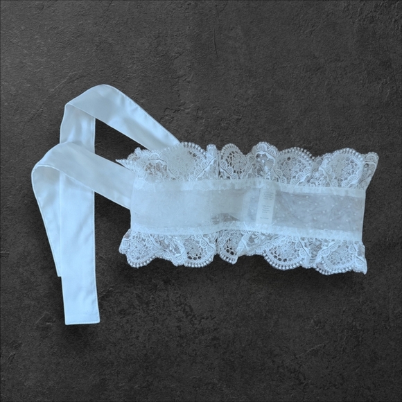 For Love & Lemons Lace Ruffle Collar Choker - Picture 1 of 9